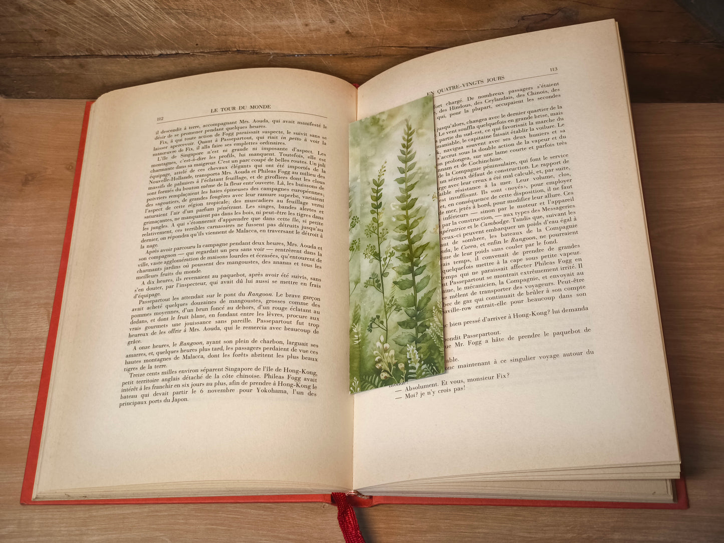 Marque page corbeau sous la lune