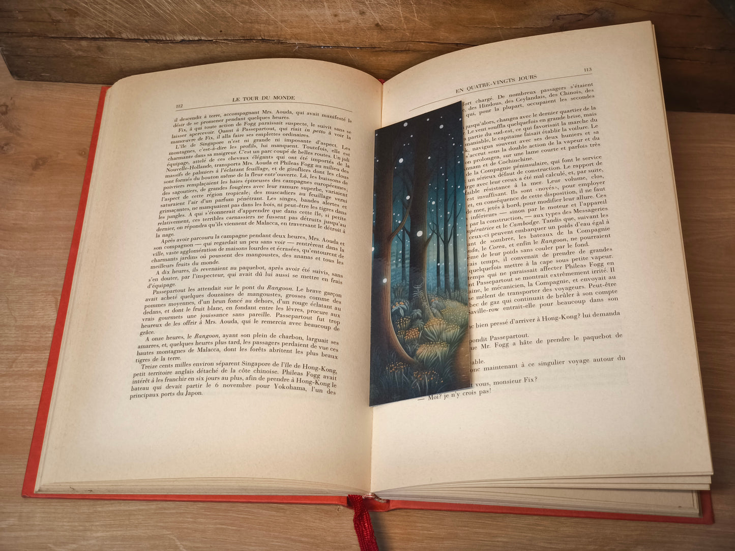 Marque-page renard dormeur